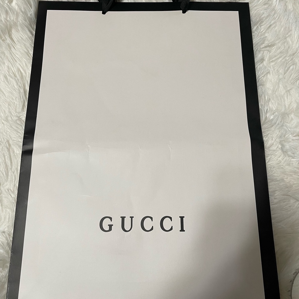 Gucci gift bag.